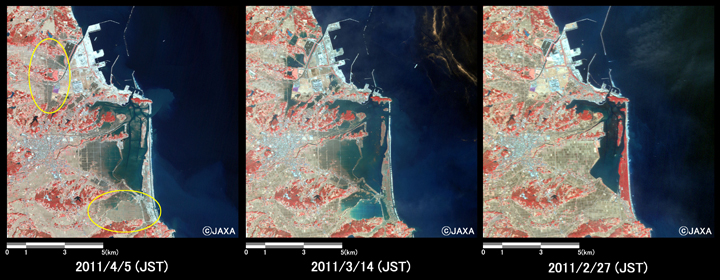 }3:ϑZpquvڃZTAAuj[Ec[Ŋϑꂽnsӂ̗lq(12km~12km̃GAA}: nk2011N45A}: nk2011N314AE}: nkO2011N227)