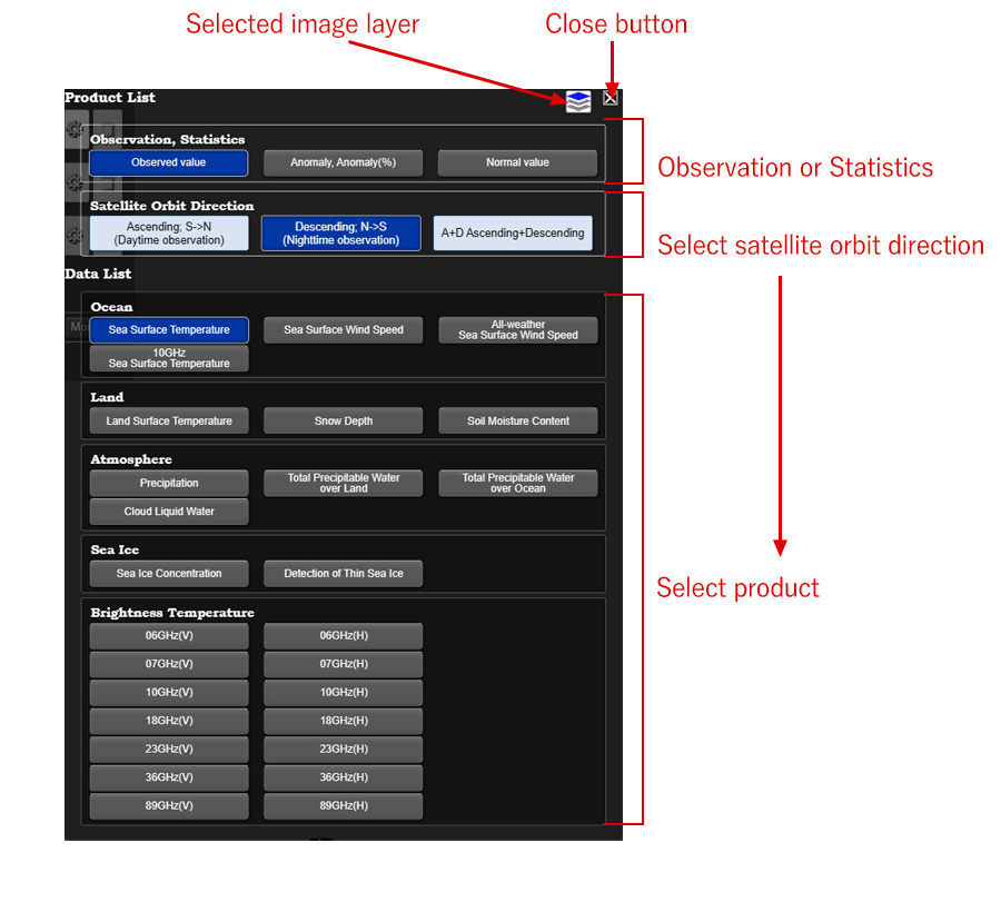 AMSR Viewer | User's Guide