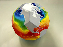 Earth Soccer Ball Paper Models