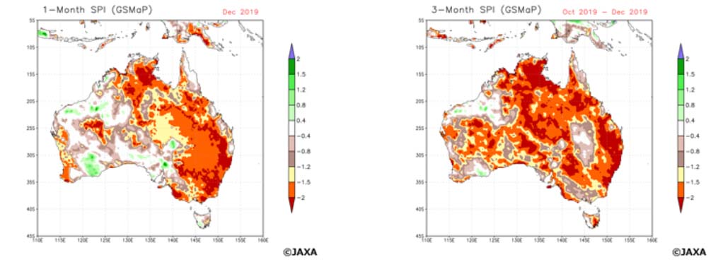  オーストラリアの大規模火災(2019年9月～2020年2月)による干ばつ 