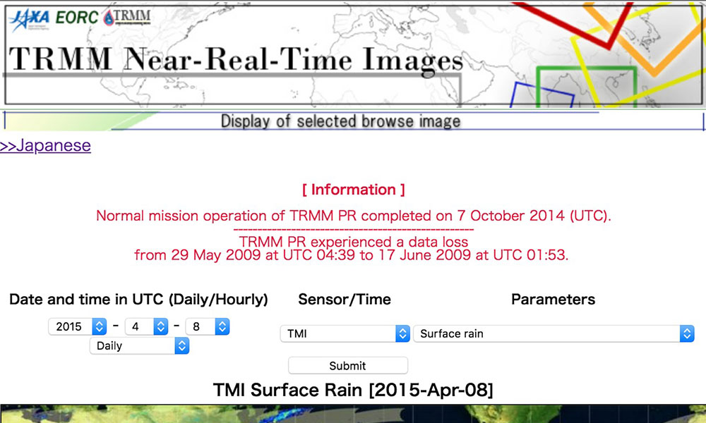 TRMM Near-Real-Time Images