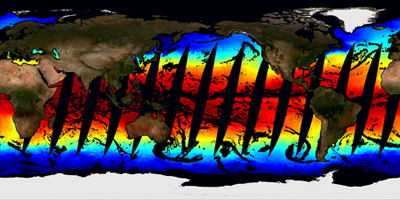 Sea surface temperature by AMSR2 onboard Shizuku (GCOM-W)
