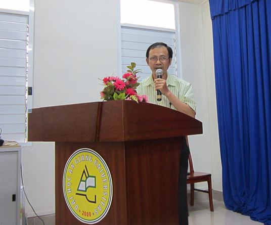 Opening Remark (Dr. Lam Dao Nguyen, HCMIRG-VAST)
