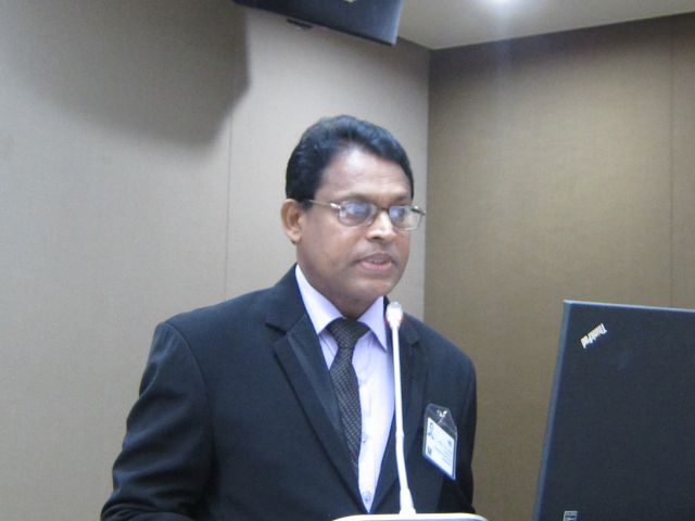 Mr. Thantillage Premaratne Alwis, Irrigation Department, Sri Lanka