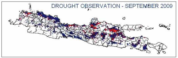 Development of Prediction Model, Drought observation - September 2009