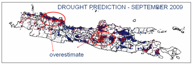Development of Prediction Model, Drought prediction - September 2009