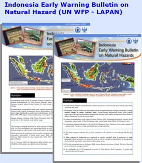 The drought information and prediction is delivered every month to the end user through routine meeting activities, monthly bulletin