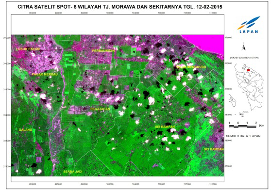 Satellite Data Acquisition: Image by SPOT-6 Data