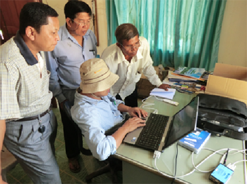 Capacity Building: Training of data collection and data processing for government staffs in Cambodia
