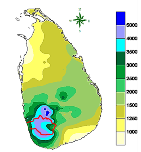 Study Area: Kalu River Basin in Sri Lanka