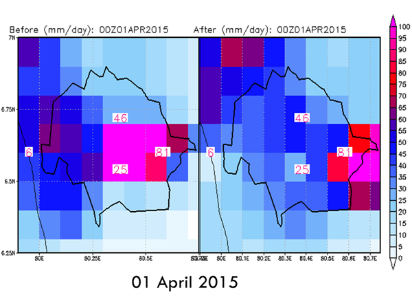 Current Achievement: Bias correction of GSMaP