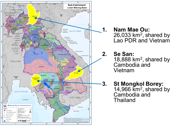 Study Area of Deploying GSMaP for Decision Support in Transboundary Catchments in the Lower Mekong Basin: Lower Mekong Basin