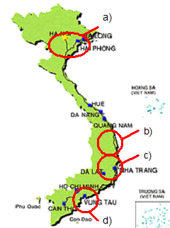Study Area (Whole land of Vietnam) of "Forest cover mapping in Vietnam as a SAFE prototype, May 2008-June 2010"
