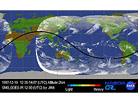 Tropical Rain Over Amazon Area (December 19, 1997)