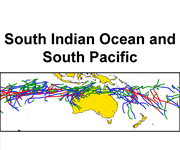 South Indian Ocean and South Pacific