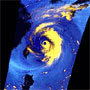 AMSR-Eによる台風５号の観測