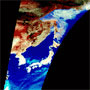AMSR初画像：AMSRが捉えた日本列島・オホーツク海の流氷分布