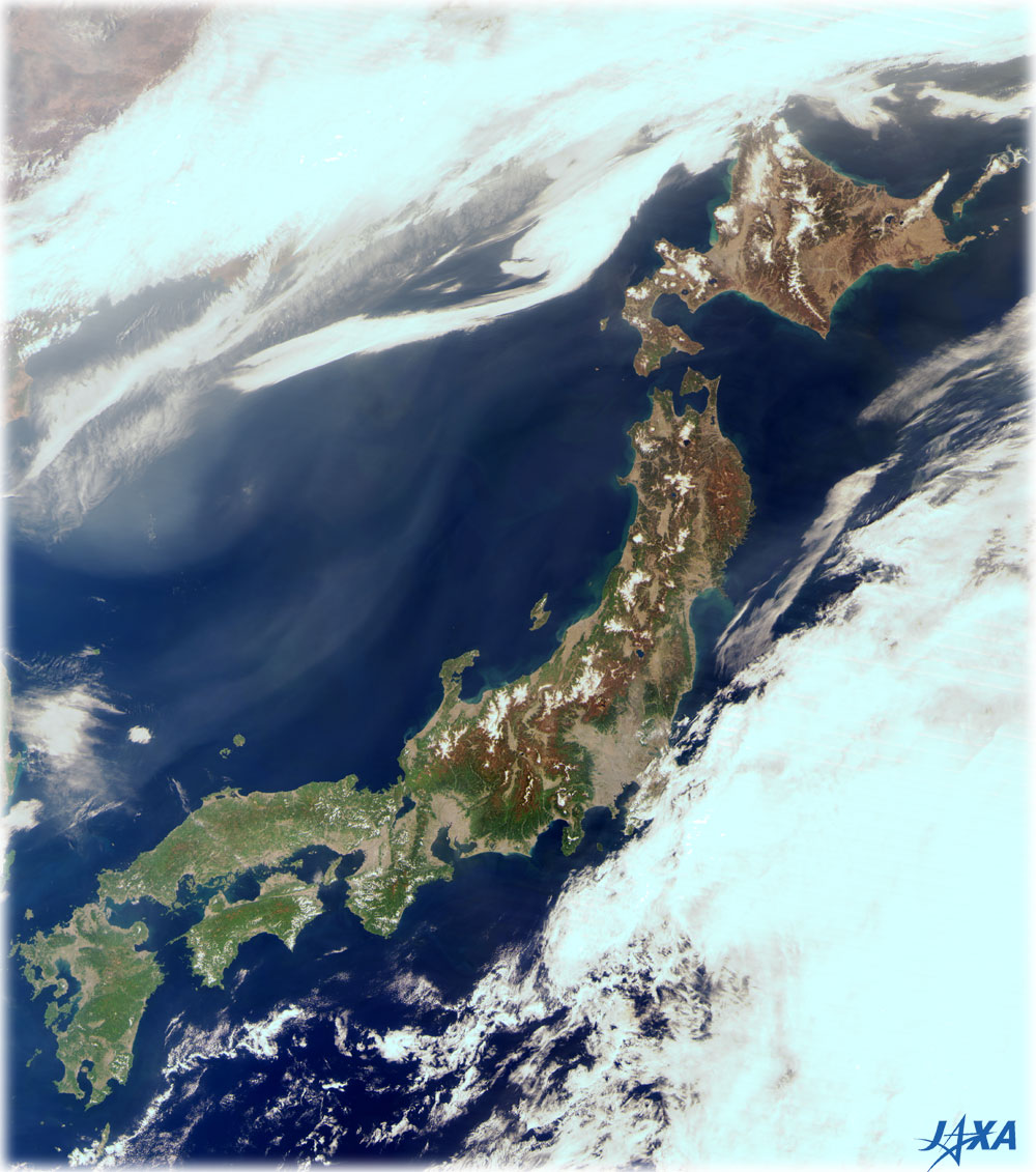 宇宙から見たゴールデンウィークの日本列島 地球が見える Jaxa 第一宇宙技術部門 地球観測研究センター Eorc