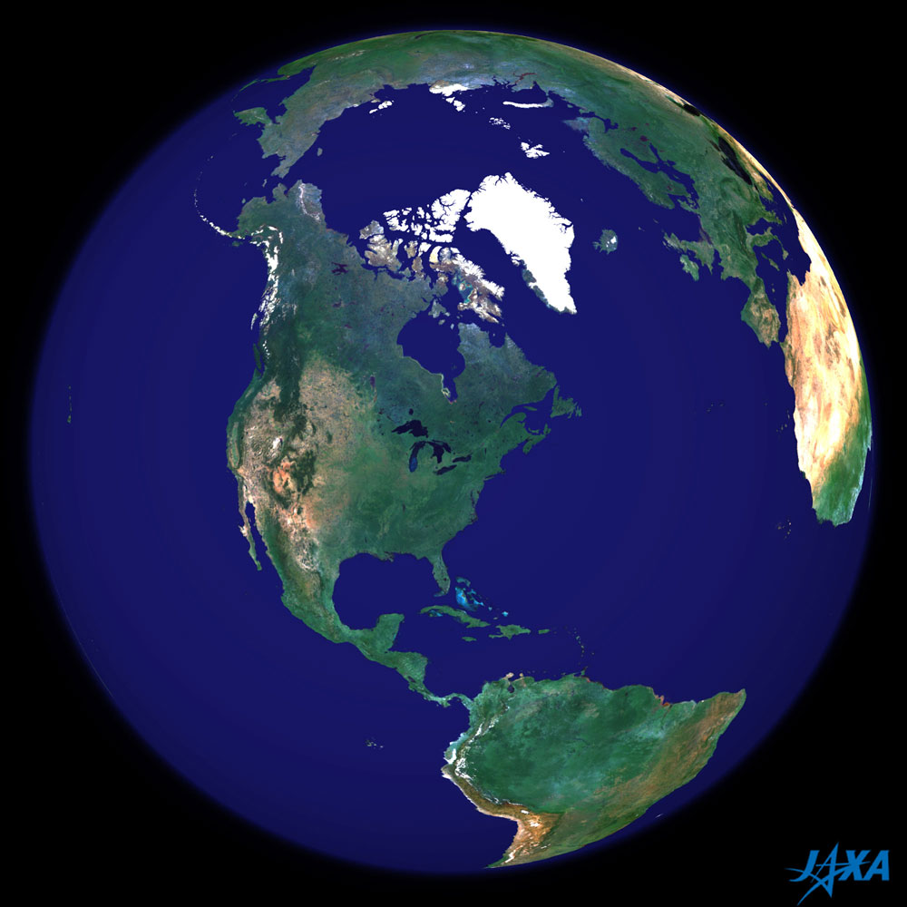 地球が見える 地表の色はどんな色 Gliによる全陸域の雲なし画像 地球が見える Jaxa 第一宇宙技術部門 地球観測研究センター Eorc