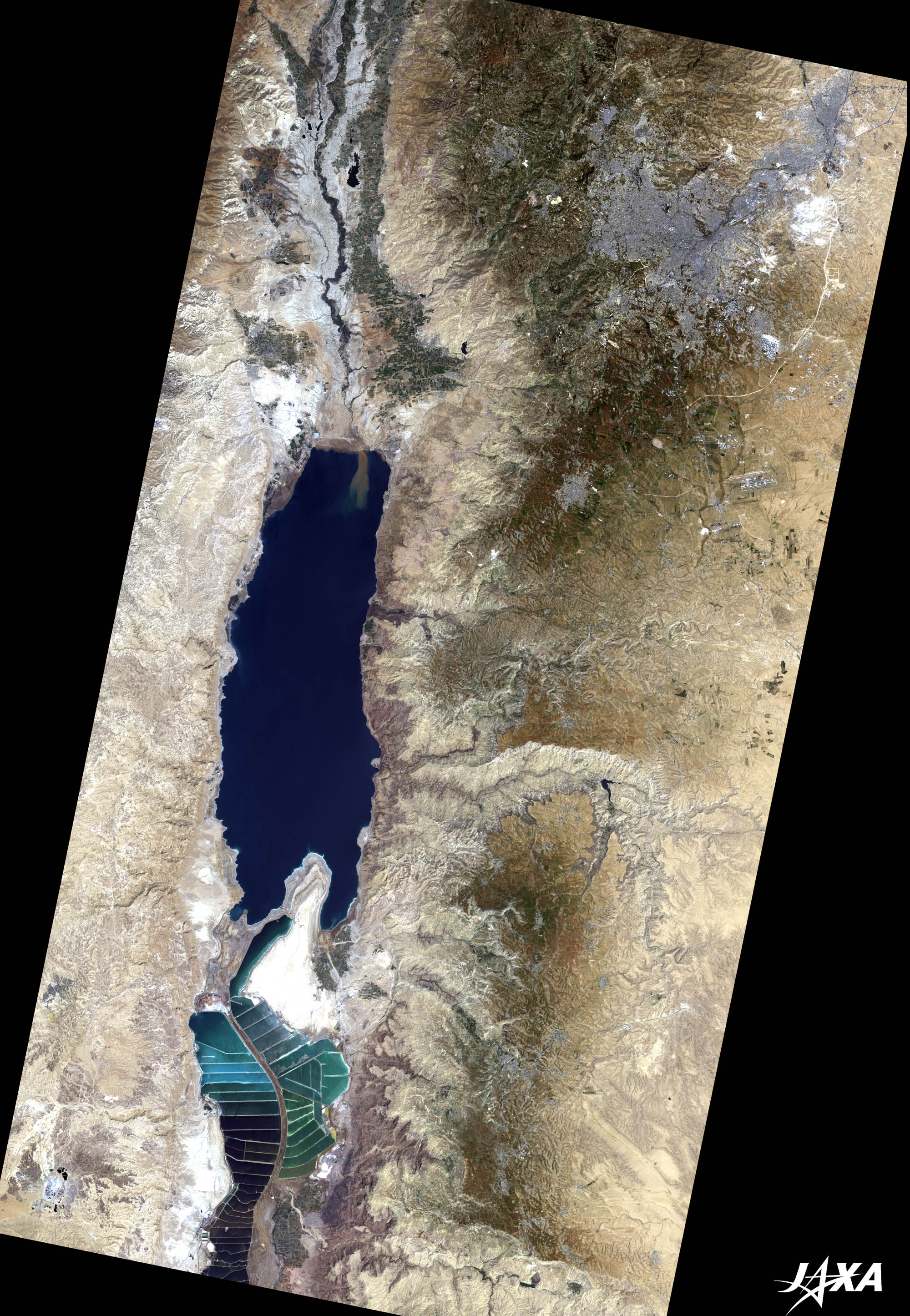標高マイナス400メートルの塩湖と聖書の世界 死海 地球が見える Jaxa 第一宇宙技術部門 地球観測研究センター Eorc