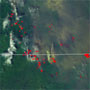 シベリア・アラスカ、北方森林にて森林火災が延焼中〜森を守る光学観測衛星