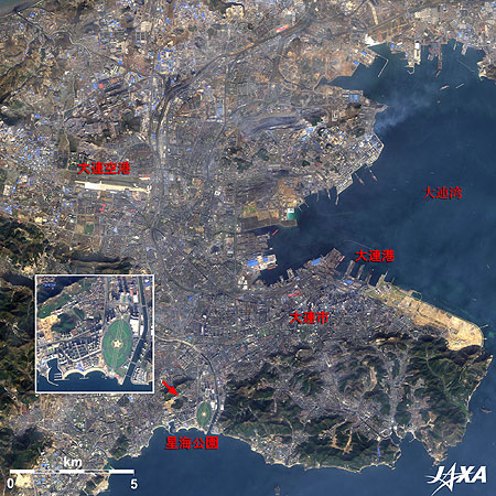 大連の拡大図