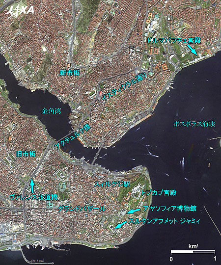 イスタンブール市街拡大図