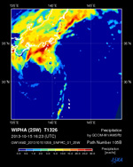 CAIバンド3反射率差分画像（差分＝2013/08/10の反射率-2013/08/19の反射率)