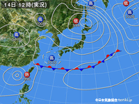 実況天気図