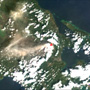 「しきさい」が捉えたフィリピン、マヨン火山の噴火