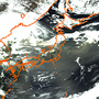 日本列島の広い範囲で観測された黄砂