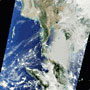 Greenish Southeast Asia observed by GLI