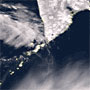 Smoke from volcano on Paramushir Island of Chishima Islands (Kurile Islands) observed by GLI