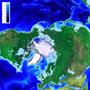 Relief of the Arctic: Earth, floating ice, and seafloor by MODIS