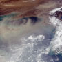 Asian dust (KOSA) blows up from the Continent