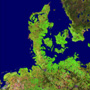 Hamburg and the Kiel Canal connecting the North Sea and the Baltic Sea
