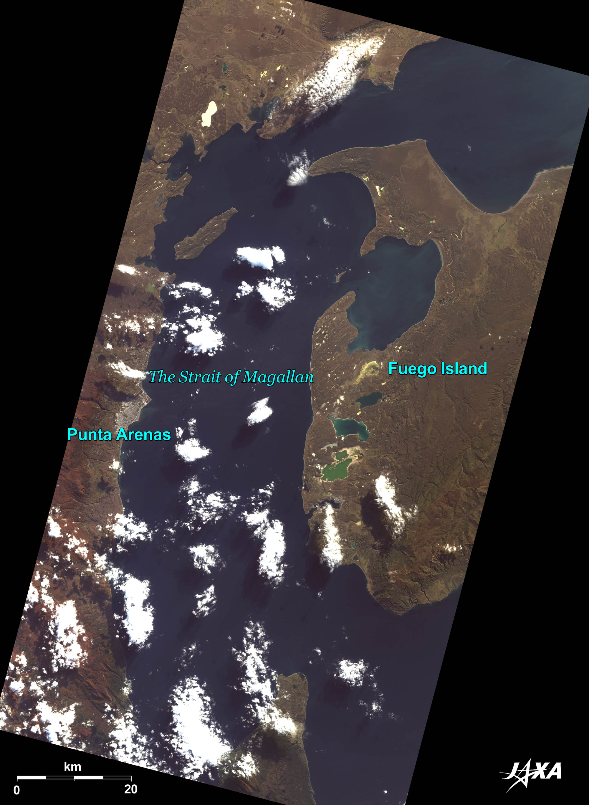 The Strait of Magellan 2010 JAXA Earth Observation Research Center