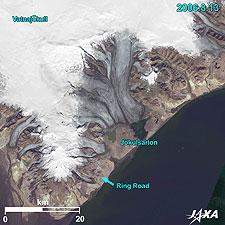 Enlarged Image of Southeastern Vatnajökull