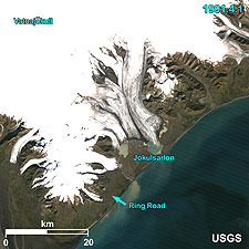 Enlarged Image of Southeastern Vatnajökull