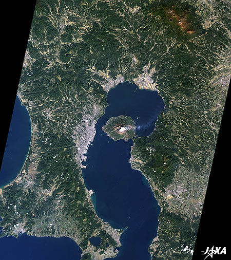 Sakurajima and Its Surroundings