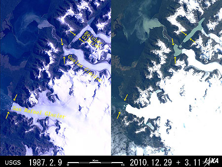 Retreat of Reicher Glacier