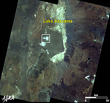 Atacama salt lake