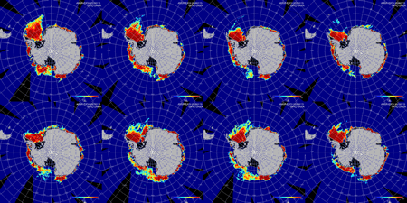 Variation of sea ice coverage in the Southern Ocean from 2003 to 2010 observed by Advanced Microwave Scanning Radiometer for EOS (AMSR-E)