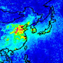 Air pollutants across borders observed from space