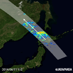 DPR surface rainfall.