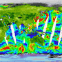 SeaWinds First Image: Global ocean wind speeds and directions