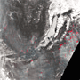 Smoke from Fires Drifting into Northern Japan