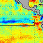 AMSR-E observes La Niña