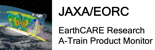 EarthCARE Research A-train Product Monitor