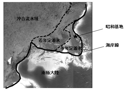 2014年11月27日の昭和基地近辺の海氷状況